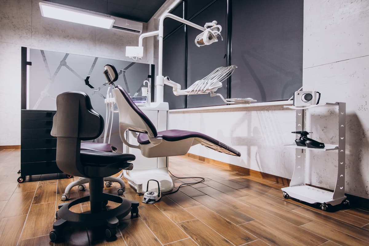 Modern dental clinic interior